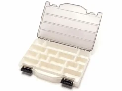 Online Slim Box Small Weiß / Transparent-Grau 20,6x2,7x14,7cm Boxen & Eimer