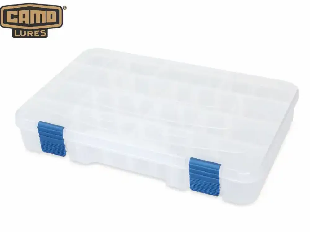 Clearance Tackle Box Medium Transparent 27,6x4,5x18,8cm Boxen & Eimer