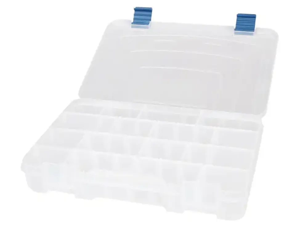 Clearance Tackle Box Medium Transparent 27,6x4,5x18,8cm Boxen & Eimer