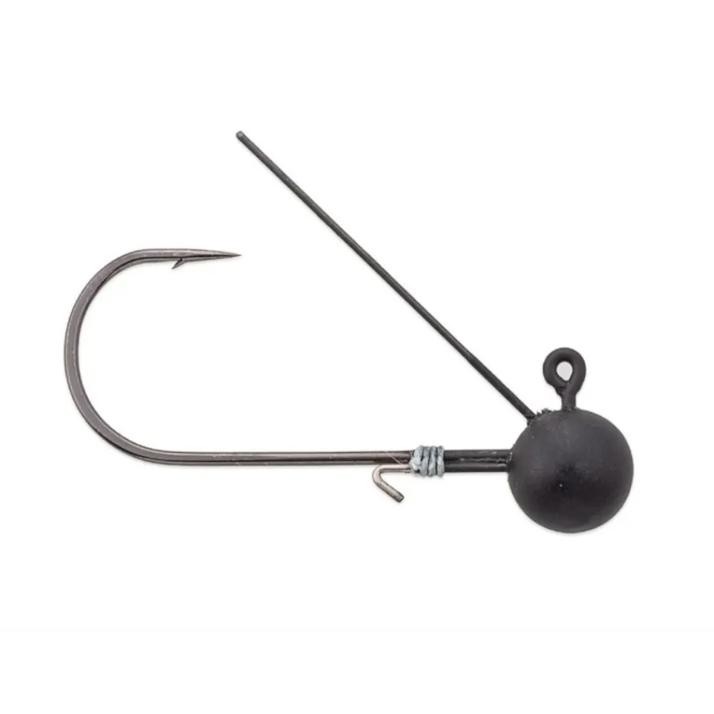 Clearance Tungsten Weedless Rundkopf Jig #2/0 10,5g Jigköpfe