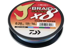 Outlet J-Braid Grand X8 300m Multicolor 0,18mm 12,5kg Schnüre