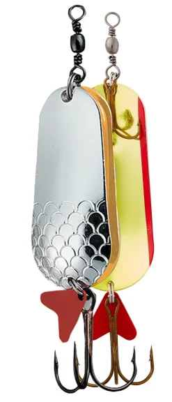 New FZ Twin Blinker 5,5cm 22g Silver/Silver Vorfächer