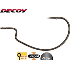 New Kg Hook Magnum Worm26 #10/0 Haken