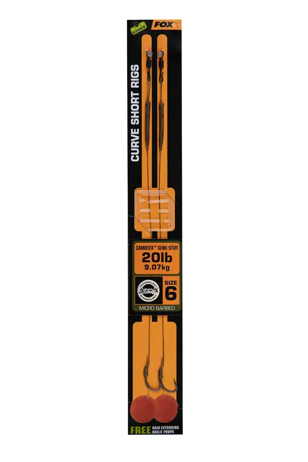 Best EDGES Curve Short Rigs Camotex Semi Stiff #2 Haken