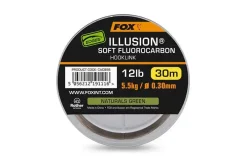 Hot Edges Illusion Soft FC Hooklink 5,44kg 30m Natural Green 0,30mm Vorfächer