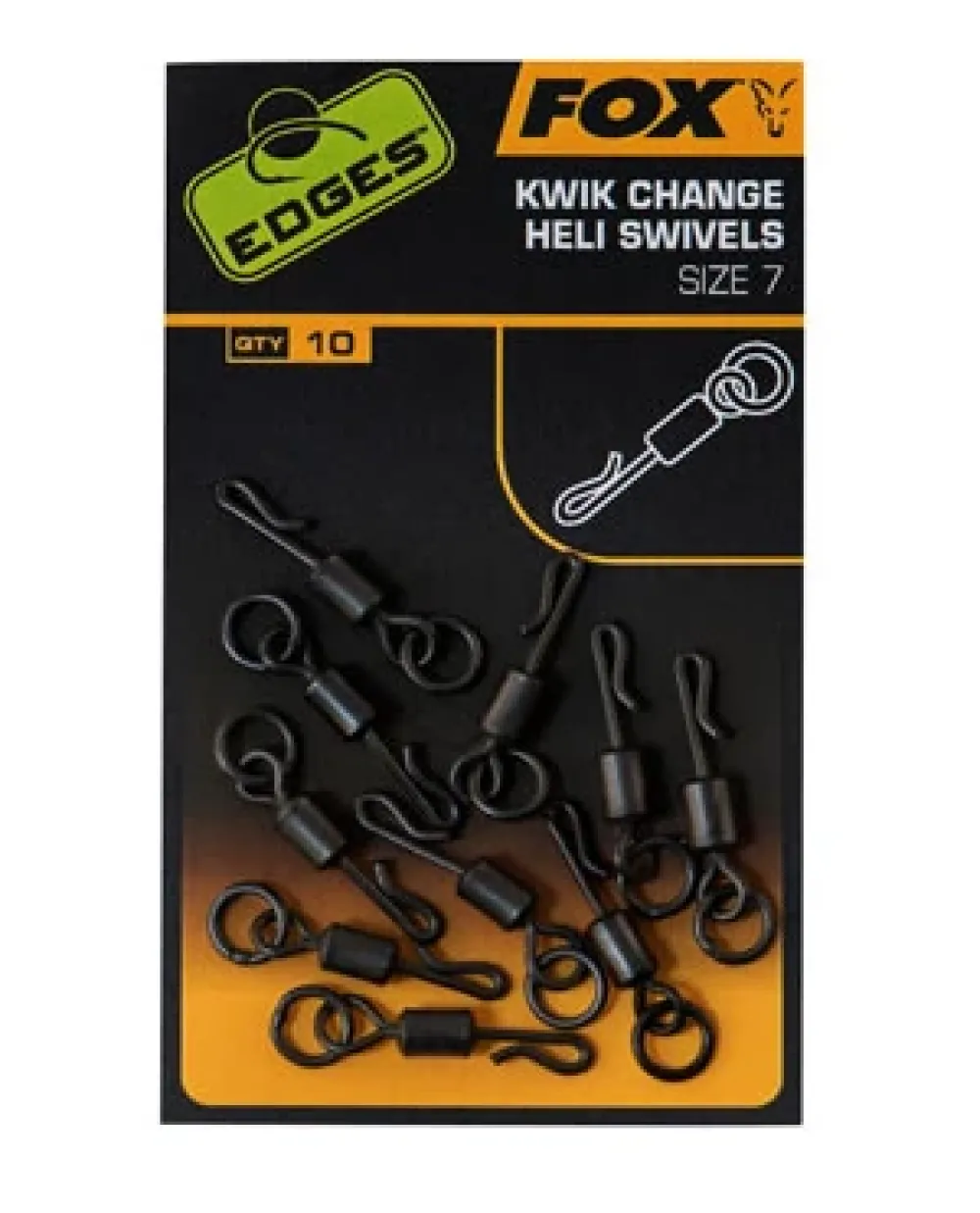 New EDGES Kwik Change Heli Swivels #7 Kleinteile