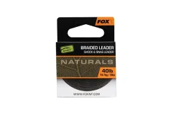Clearance EDGES Naturals Braided Leader 20m Green 50lb Vorfächer