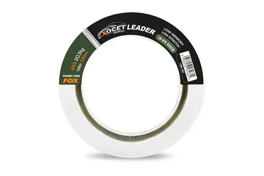Exocet Pro Leader 100m Low Vis Green 0,50mm Vorfächer|Schnüre