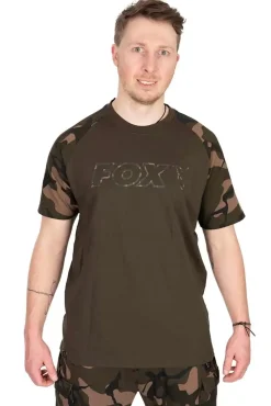 Clearance Outline T-Shirt Khaki/Camo #XXL Shirts & Co|Fliegenbindematerialien