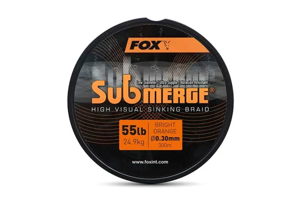 Clearance Submerge Orange Sinking Braid 300m Orange 0,20mm 15,8kg Hauptschnüre|Schnüre