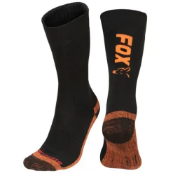 Hot Thermolite Long Sock #40/43 Black/Orange Unterwäsche