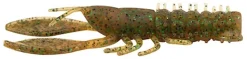 Best Ultra UV Creature Crayfish 7cm Green Pumpkin UV Gummiköder