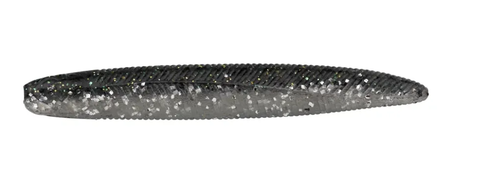 Clearance Yammy Fish 3" Dark Thunder Clear Silver Gummiköder