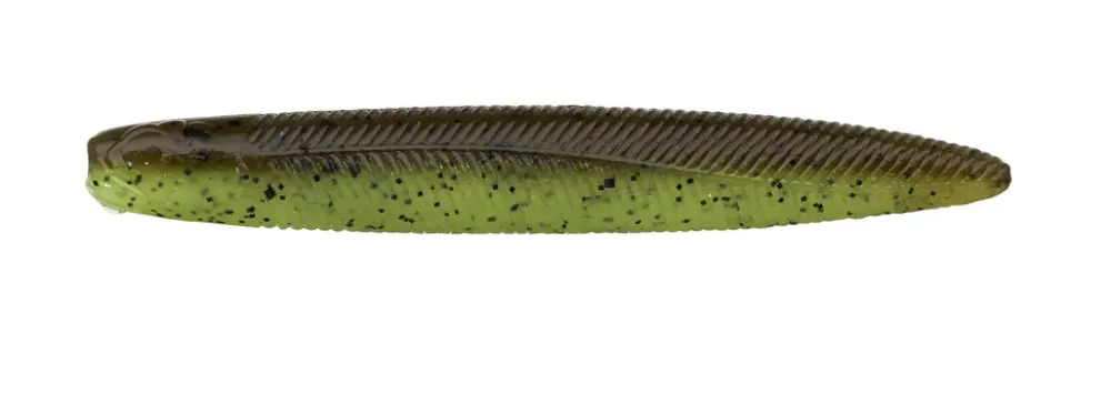 Clearance Yammy Fish 3" Dark Thunder Clear Silver Gummiköder