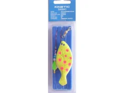 Sabiki Jay Flounder Inline #1 115cm Yellow Orange Dots 120g Meeresköder