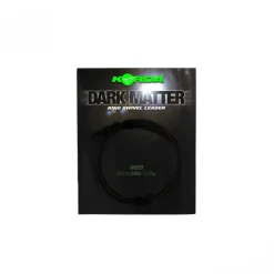 Best Dark Matter Leader Size 8 Ring Swivel 50cm 40lb Clear Kleinteile|Vorfächer