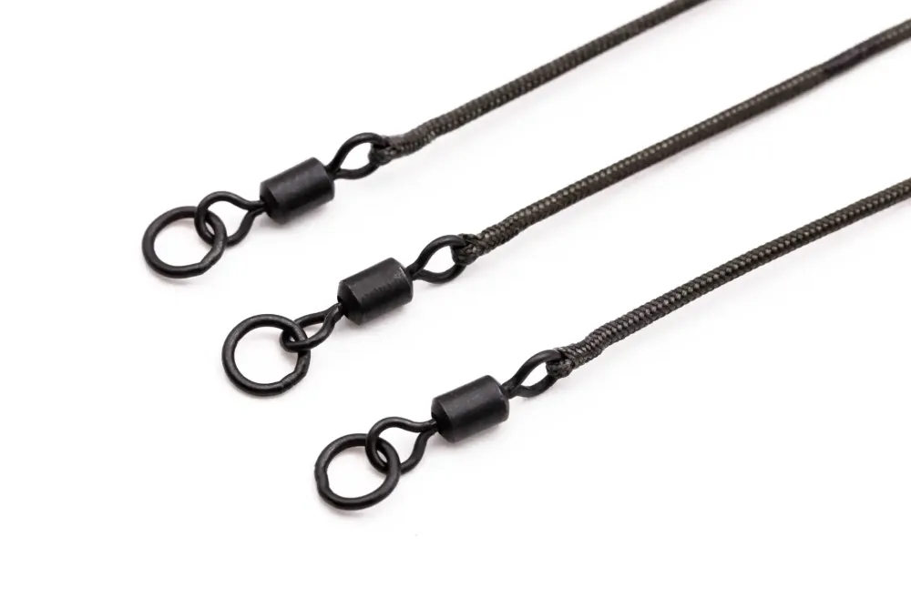 Clearance Leadcore Leader Ring Swivel 100cm Weed/Silt Vorfächer