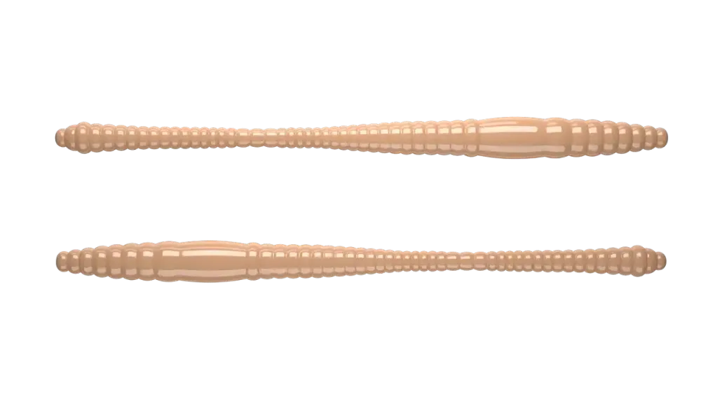 New Dying Worm 70 Cheese 7cm 001 - white Futter & Lockstoffe
