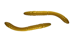 Outlet Fatty D'Worm Tournament 55 Cheese 5,5cm 000 - glow uv green Futter & Lockstoffe|Gummiköder