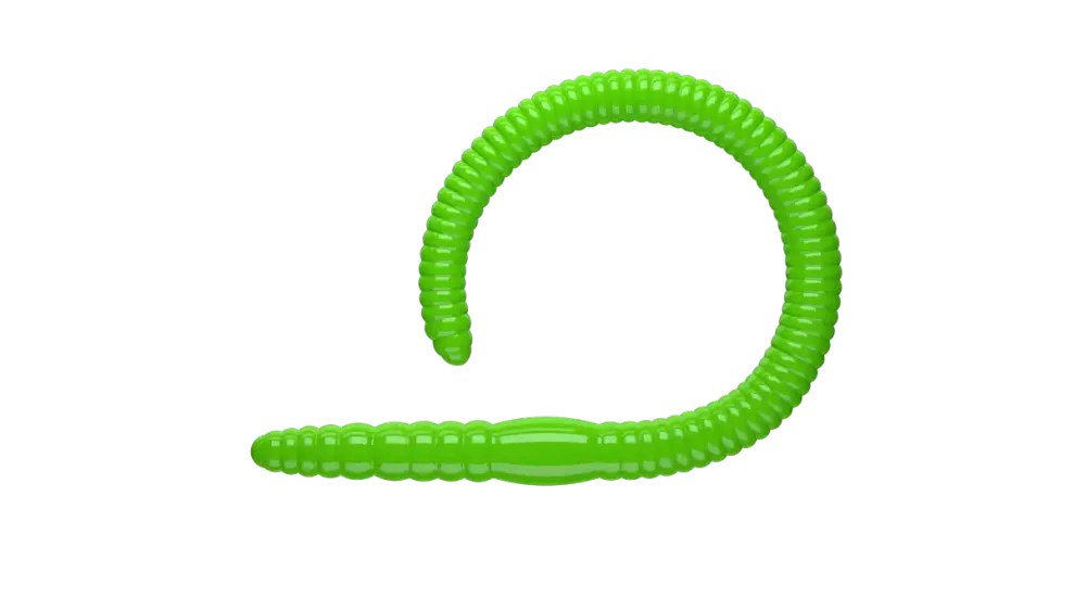 Flex Worm 95 Cheese 9,5cm 000 - glow uv green Gummiköder|Schuhe & Stiefel