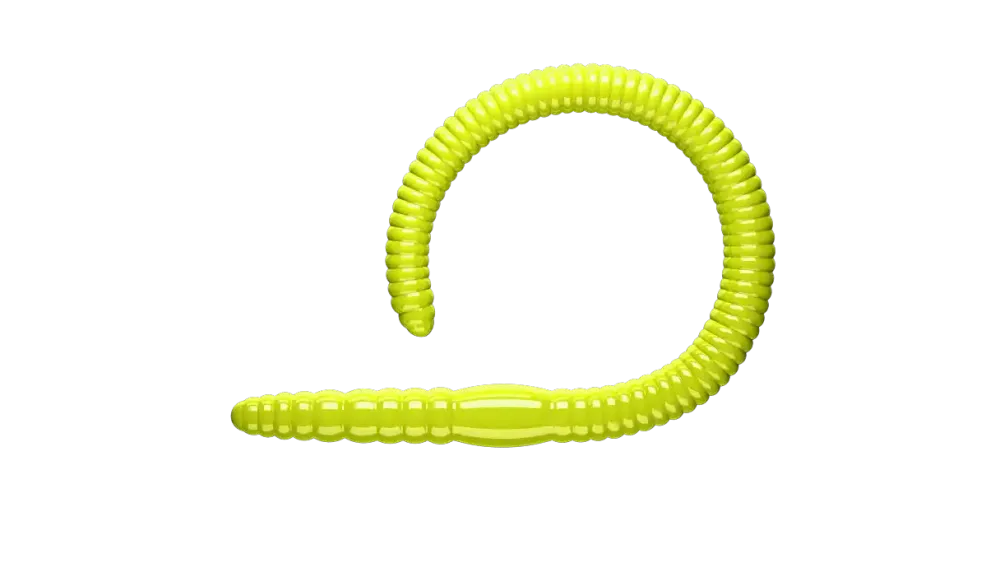 Flex Worm 95 Cheese 9,5cm 000 - glow uv green Gummiköder|Schuhe & Stiefel