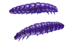 New Larva 45 Knoblauch 4,5cm 004 - silver pearl Futter & Lockstoffe|Gummiköder