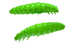 New Larva 45 Knoblauch 4,5cm 004 - silver pearl Futter & Lockstoffe|Gummiköder