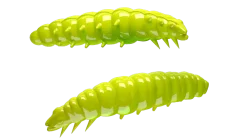 New Larva 45 Knoblauch 4,5cm 004 - silver pearl Futter & Lockstoffe|Gummiköder