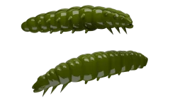 New Larva 45 Knoblauch 4,5cm 004 - silver pearl Futter & Lockstoffe|Gummiköder