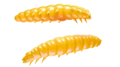 New Larva 45 Knoblauch 4,5cm 004 - silver pearl Futter & Lockstoffe|Gummiköder