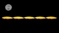 Hot Larva Multi 25 -5x5 Cheese 2,5cm 001 - white Stippen