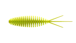 Hot Turbo Worm 56 Cheese 5,6cm 000 - glow uv green Futter & Lockstoffe|Gummiköder