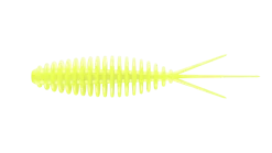 Hot Turbo Worm 56 Cheese 5,6cm 000 - glow uv green Futter & Lockstoffe|Gummiköder