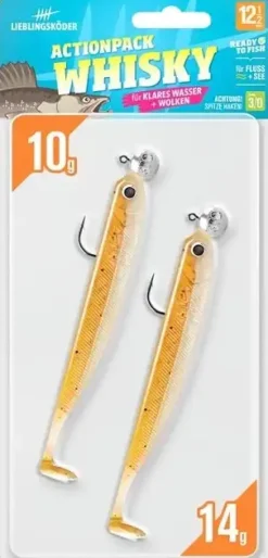 Sale Actionpack 10g und 14g 12,5cm Captain Gummiköder
