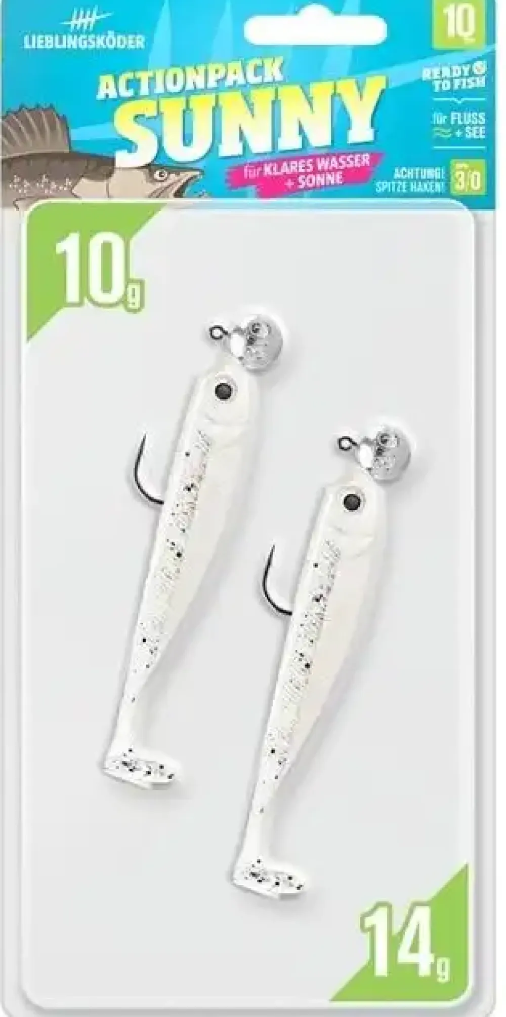 Outlet Actionpack 10g und 14g 10cm Captain Gummiköder