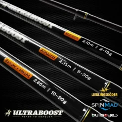 Bullseye Ultraboost Allround 2,35m 5-30g Spinn-Ruten