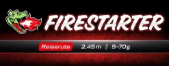 New Firestarter Reiserute 2,45m 5-70g Spinn-Ruten|Reise-Ruten
