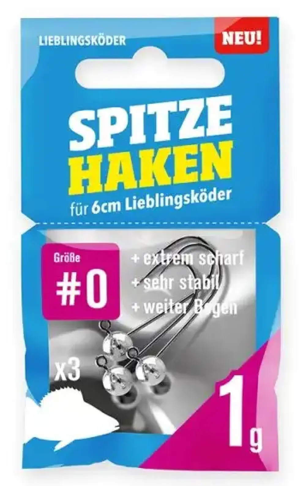 Online Jigköpfe Spitze Haken #0 1g Jigköpfe