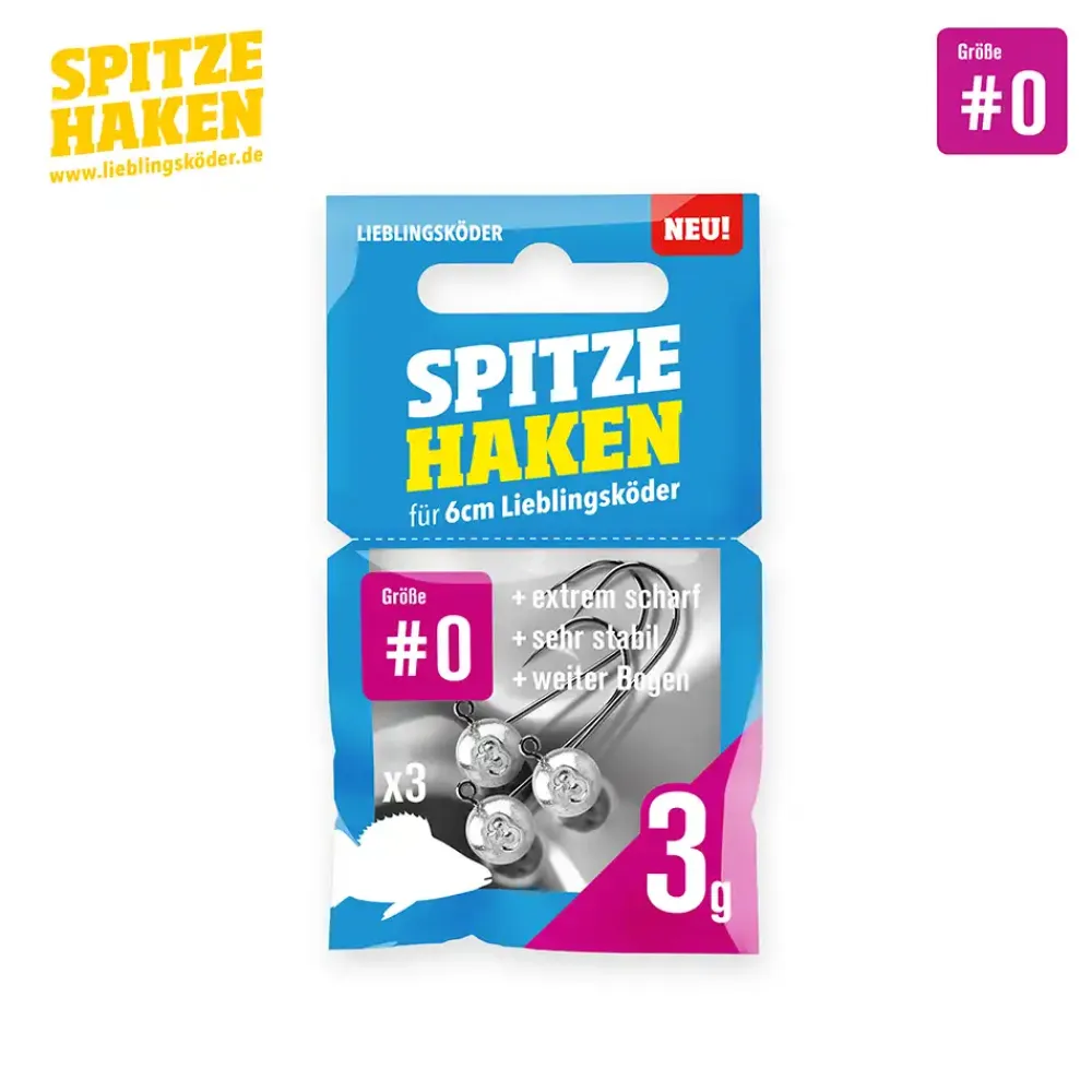 Online Jigköpfe Spitze Haken #0 1g Jigköpfe