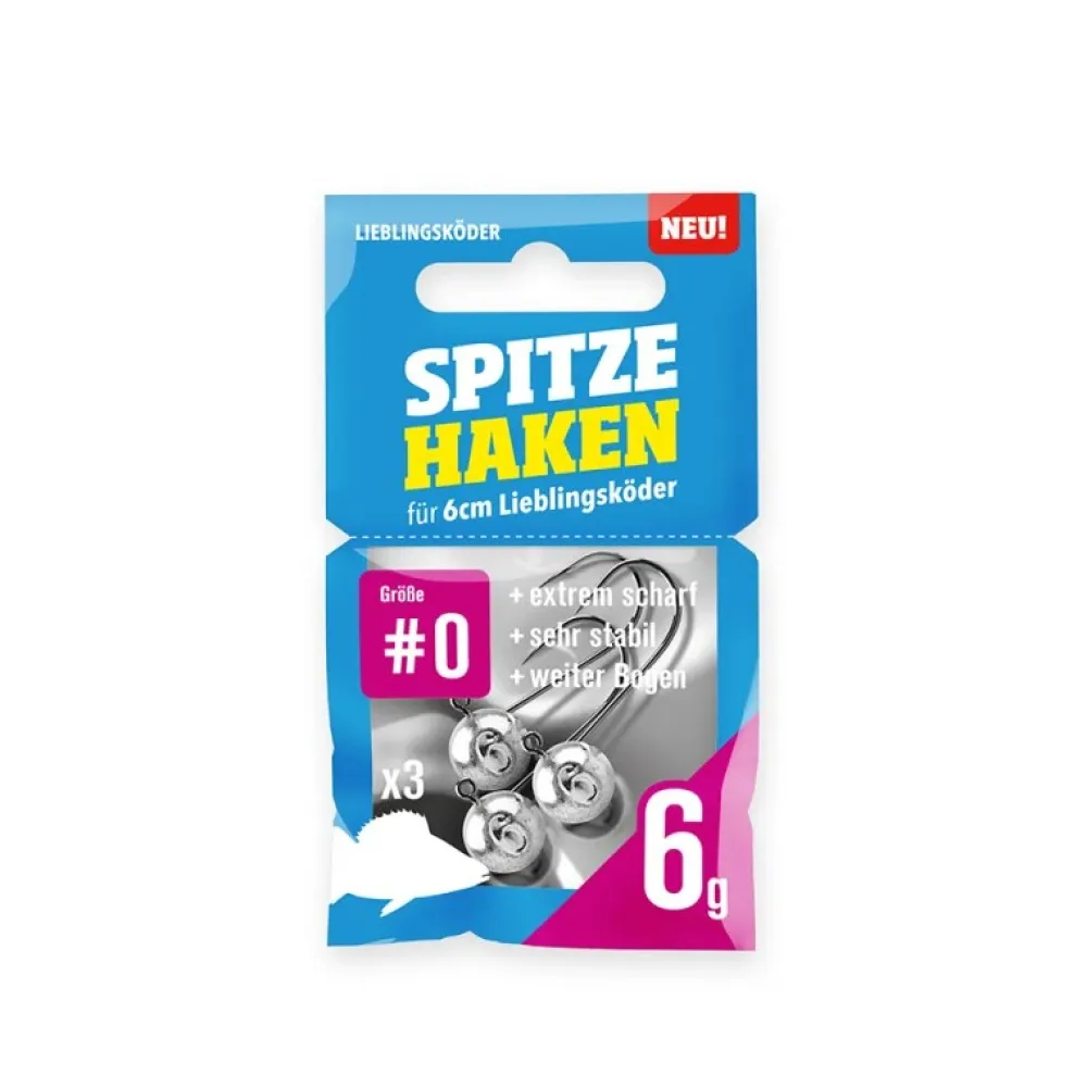 Online Jigköpfe Spitze Haken #0 1g Jigköpfe