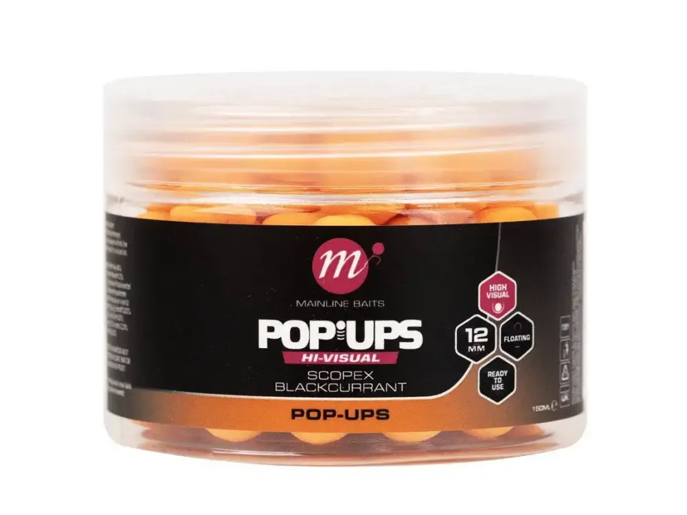 Discount High Visual Mini Pop-Ups 12mm Scopex Blackcurrant Futter & Lockstoffe|Messen, Wiegen, Hältern