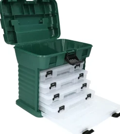 Online Angelkoffer mit Boxen grün Boxen & Eimer