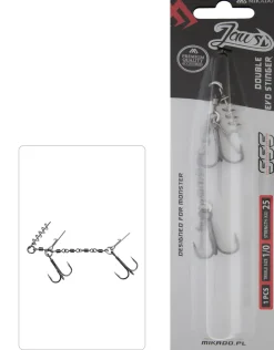 Sale Jaws Dbl. Evo Stinger 25kg Drilling #1/0 Ködertuning