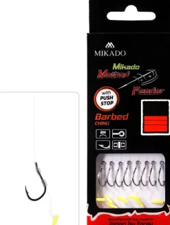 Method Feeder Rig Push Stop Chinu #10 10cm 0,23mm Vorfächer|Haken