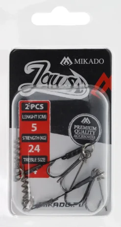 Clearance Stinger Jaws Schraube und Soft Lure Pin 5cm 24kg 2Stk. Ködertuning
