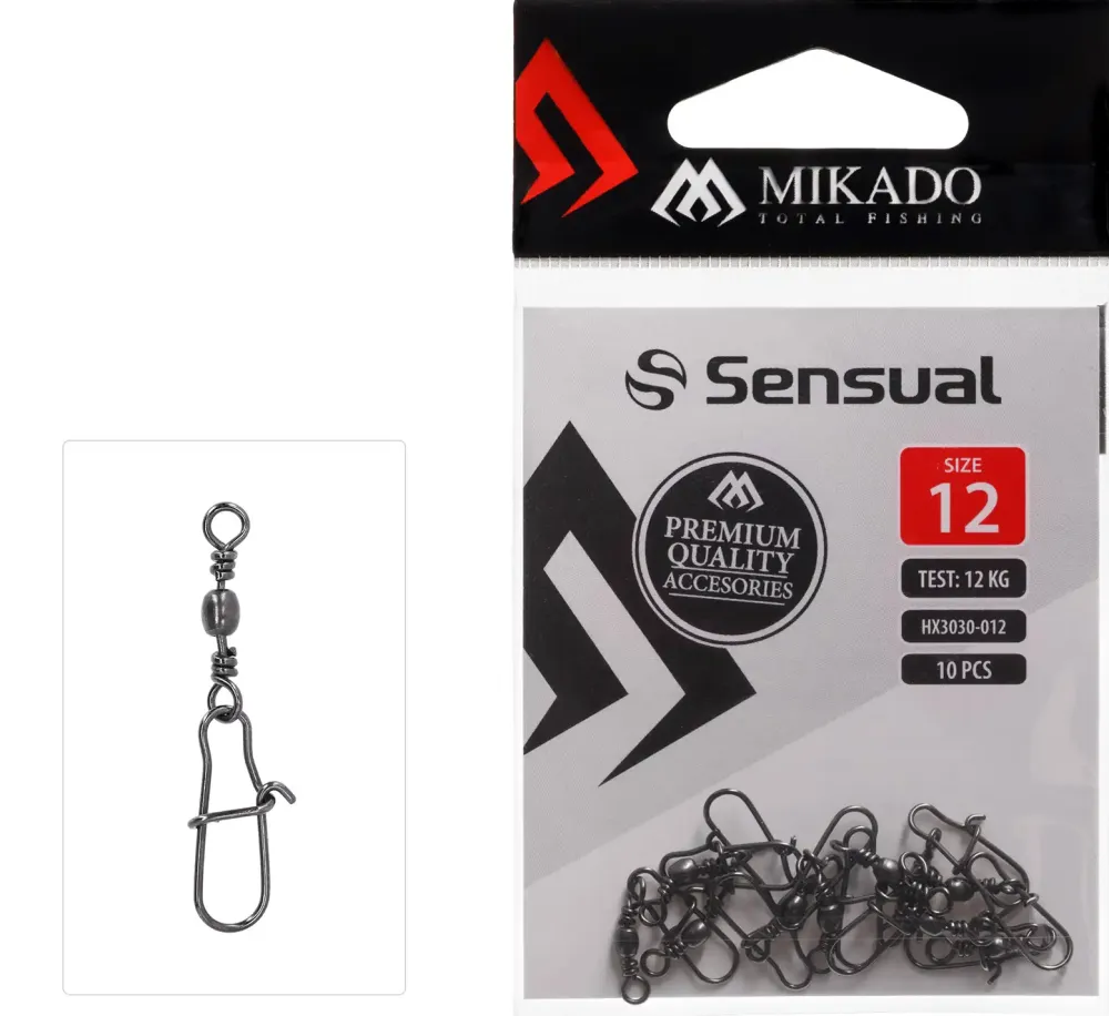 New Tönnchenwirbel mit Fastlock- Karabiner #1 Kleinteile
