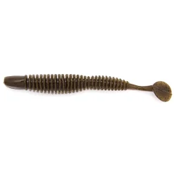 Discount Bubbling Shad 4" Green Pumpkin Gummiköder