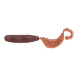 New Fat G-Tail Grub 2" Motoroil Gold Flk. Westen|Kescher