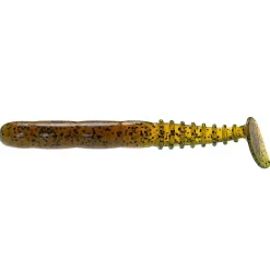 Clearance FAT Rockvibe Shad 5" Green Pumpkin Chartreuse Gummiköder