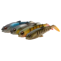 Clearance Craft Cannibal Paddletail 6,5cm Clear Water Mix Gummiköder